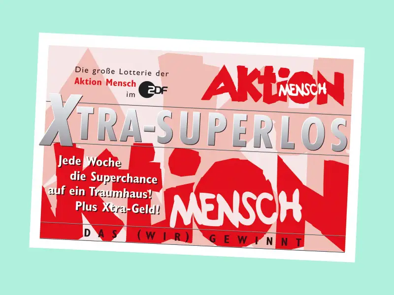 Ein Xtra-Superlos der Aktion Mensch aus dem Jahr 2003.