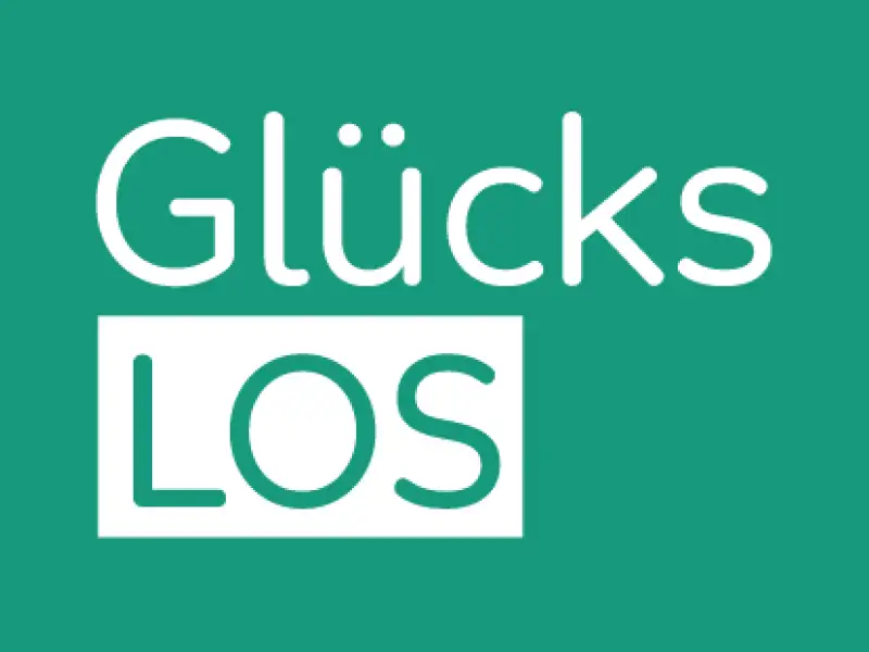 Das grüne Glücks-Los der Aktion Mensch.