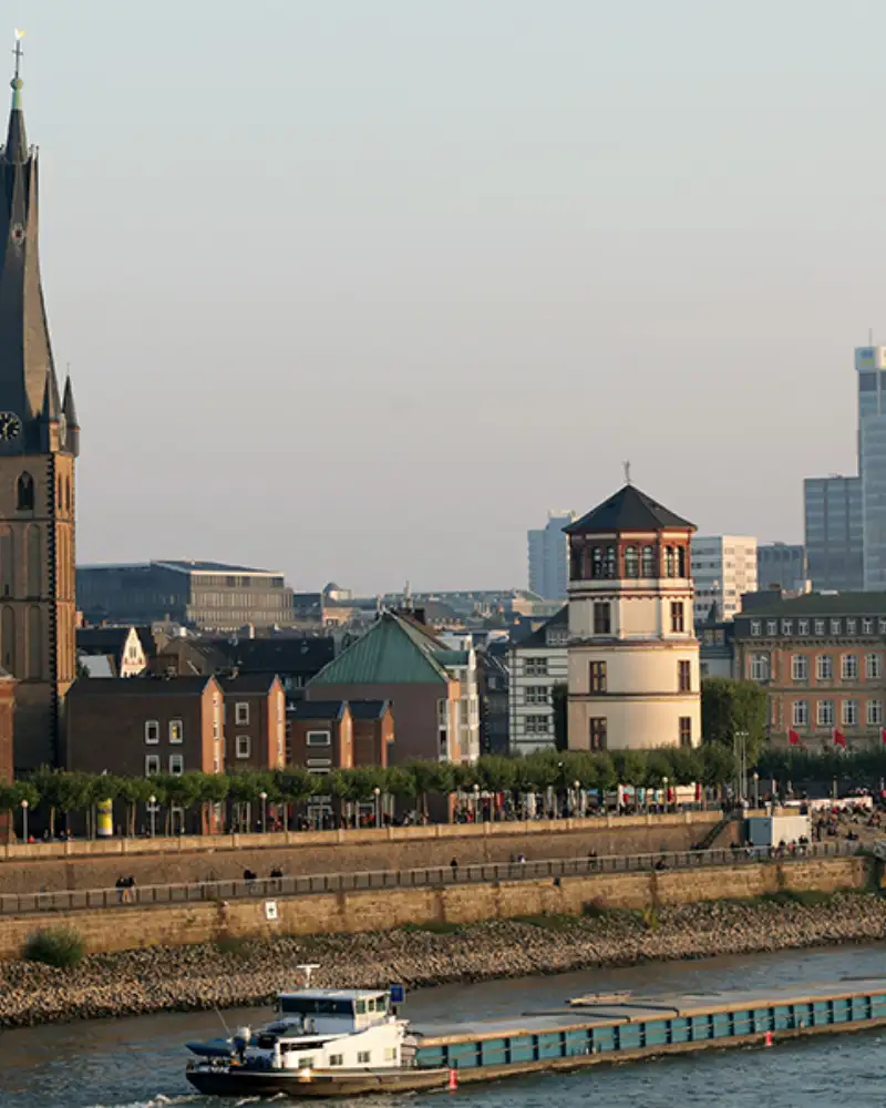 Stadtansicht von Düsseldorf
