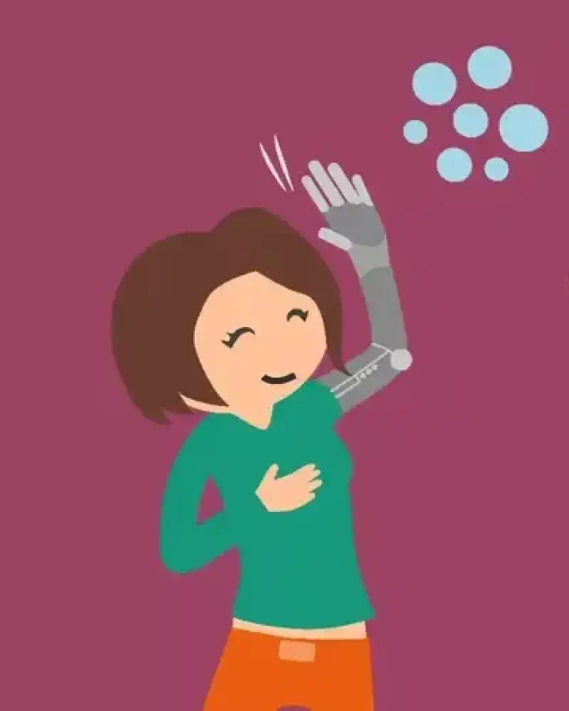 Eine Gruppe von Kindern zeigt verschiedene tänzerische Posen.