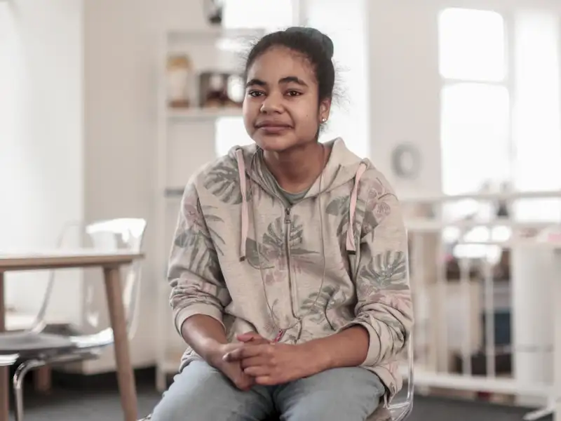 Porträt einer jungen Frau