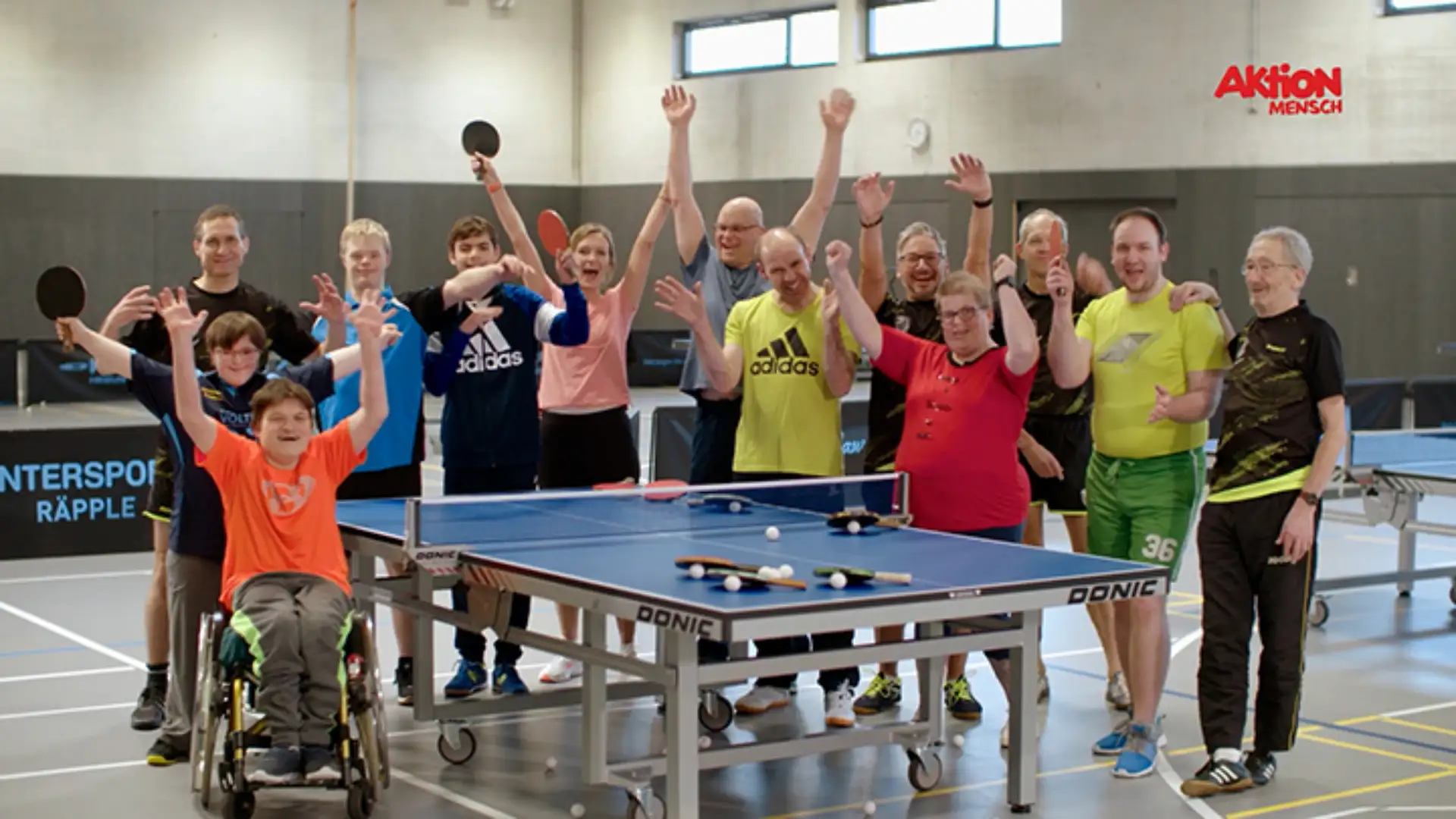 Video zum inklusiven Tischtennis in Ettlingen
