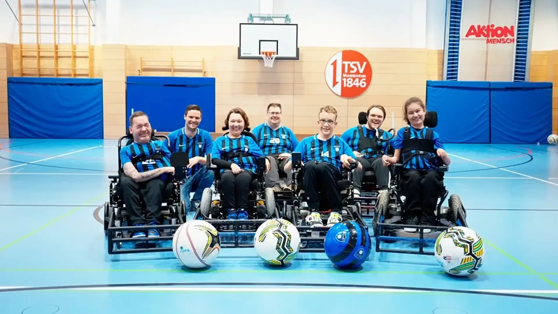 Video zum E-Rolli-Fußball in Mannheim