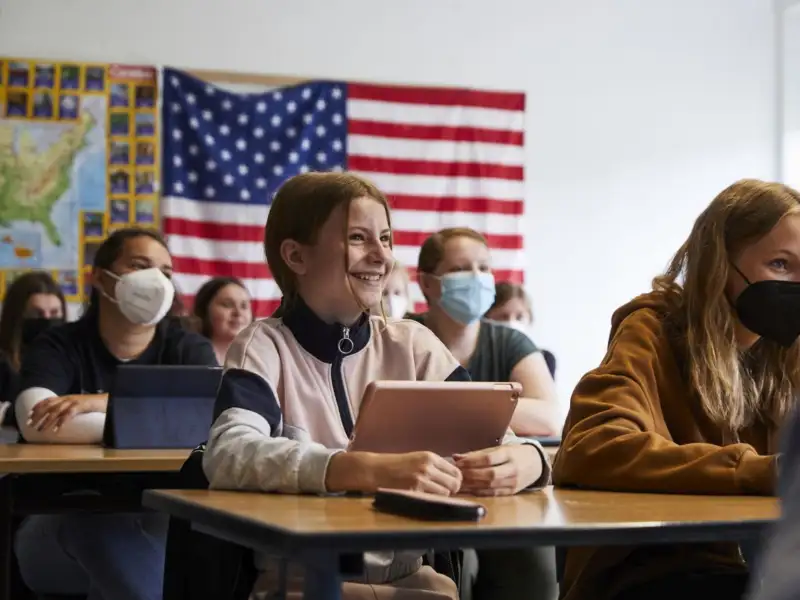 Digitales Lernen in der Waldschule Hatten.