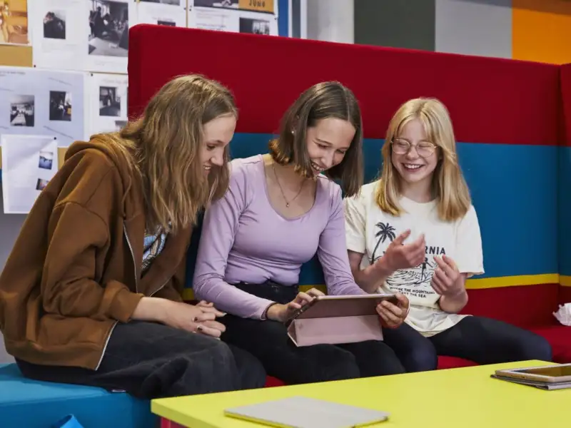 Digitales Lernen in der Waldschule Hatten.