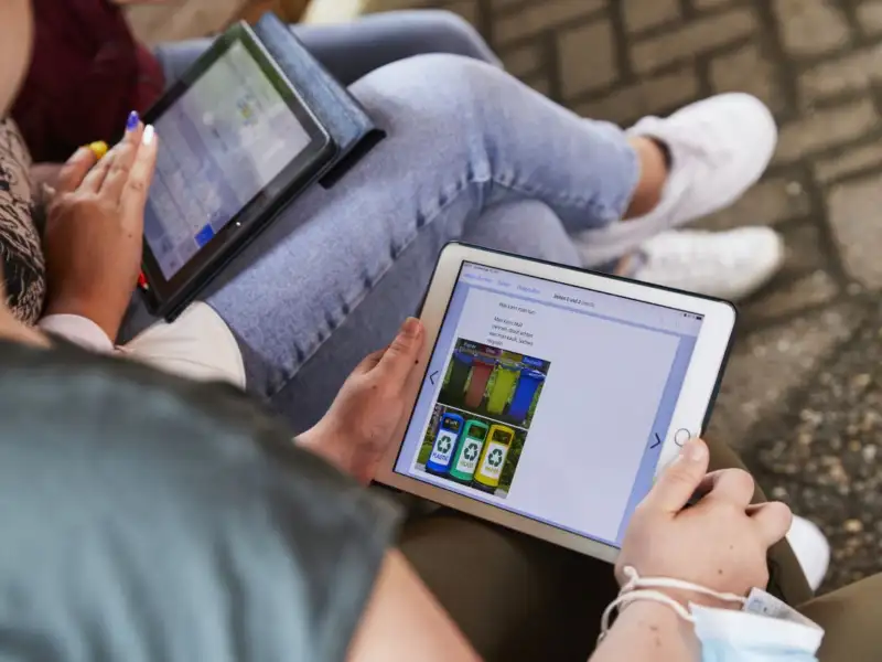 Digitales Lernen in der Waldschule Hatten