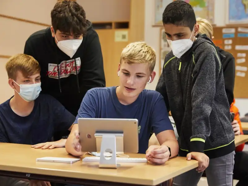 Digitales Lernen in der Waldschule Hatten