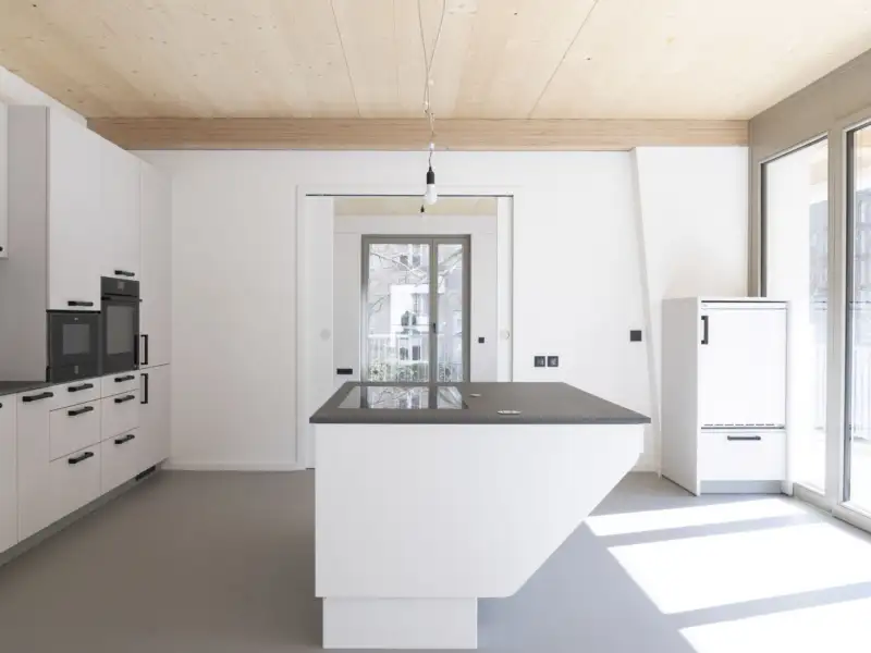 Eine barrierefreie Küche in Berlin.