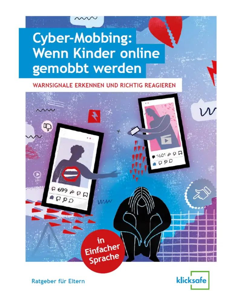 Das Deckblatt des Elternratgebers zum Thema Mobbing.