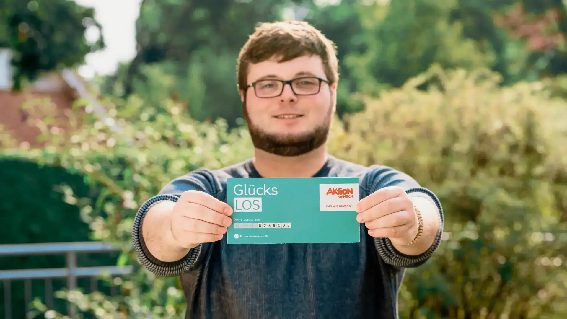 Aktion Mensch-Gewinner Benedict