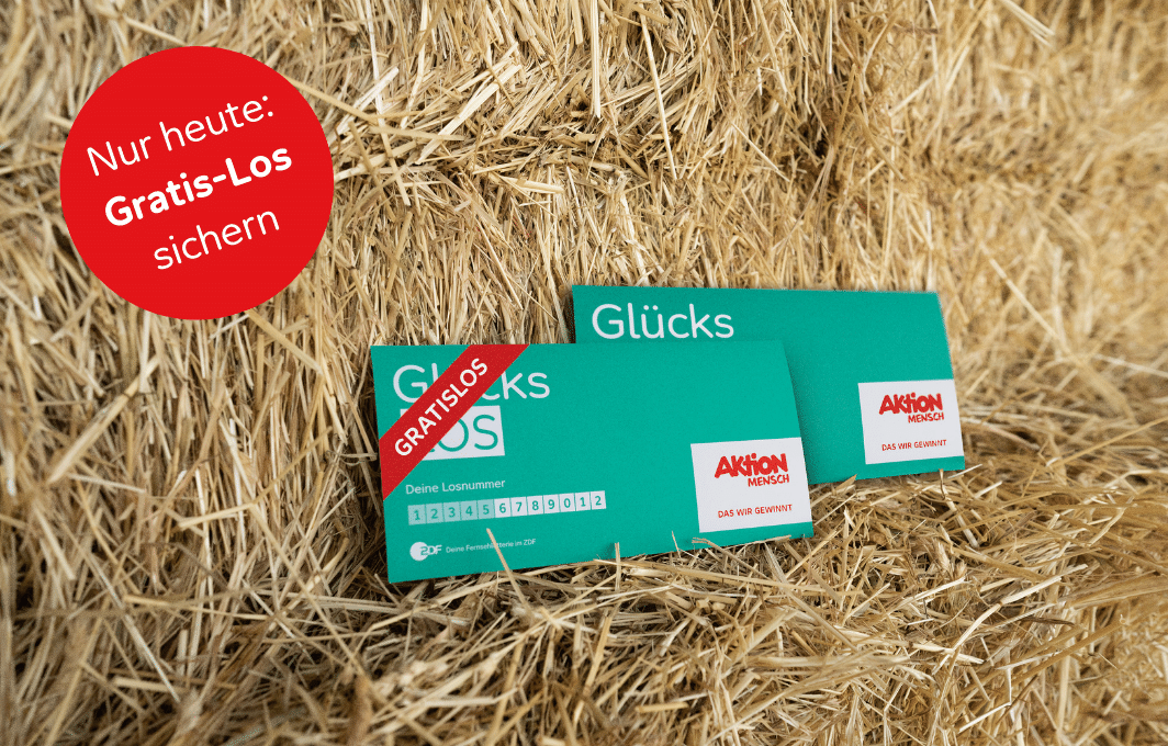 Zwei Glücks-Lose im Heuhaufen.