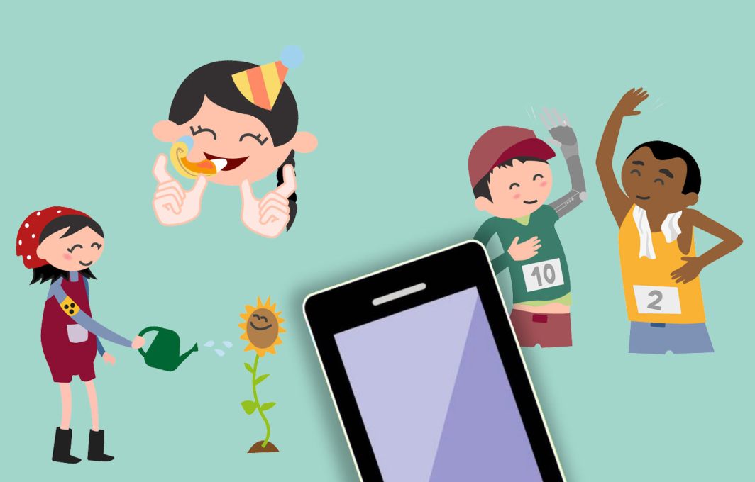 verschiedene, inklusive Emojis der Aktion Mensch