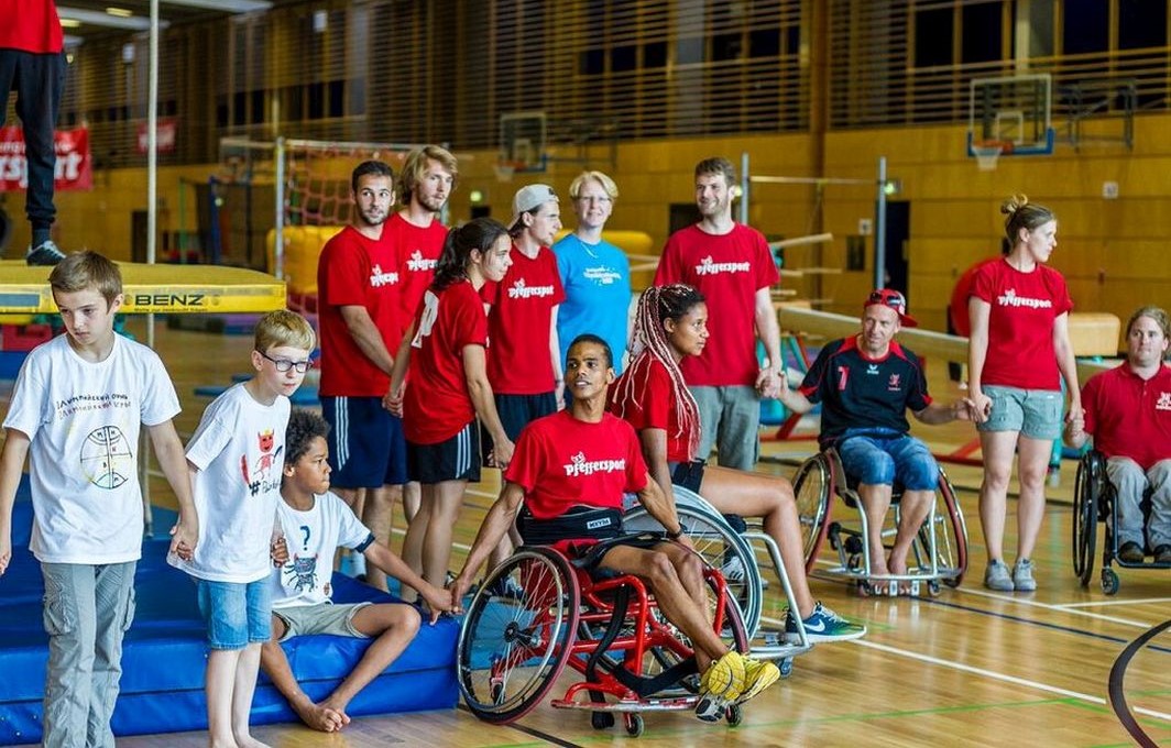 Kinder und Jugendliche des Berliner Sportvereins Pfeffersport e.V. - ein echtes Vorbild im inklusiven Sport