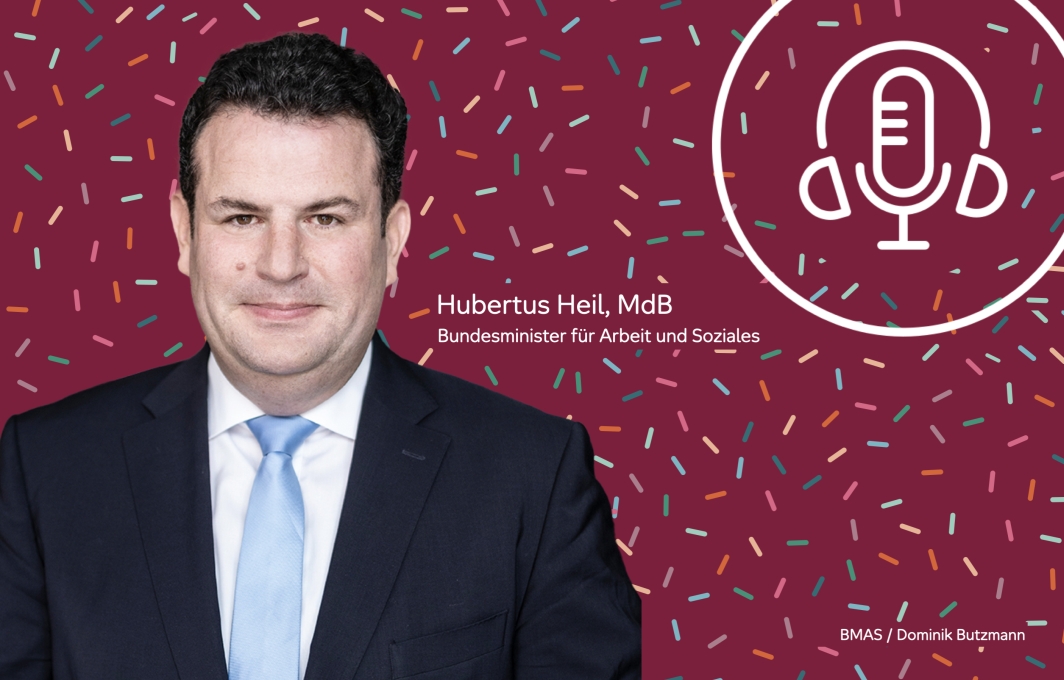 Porträt des Bundesministers Hubertus Heil.