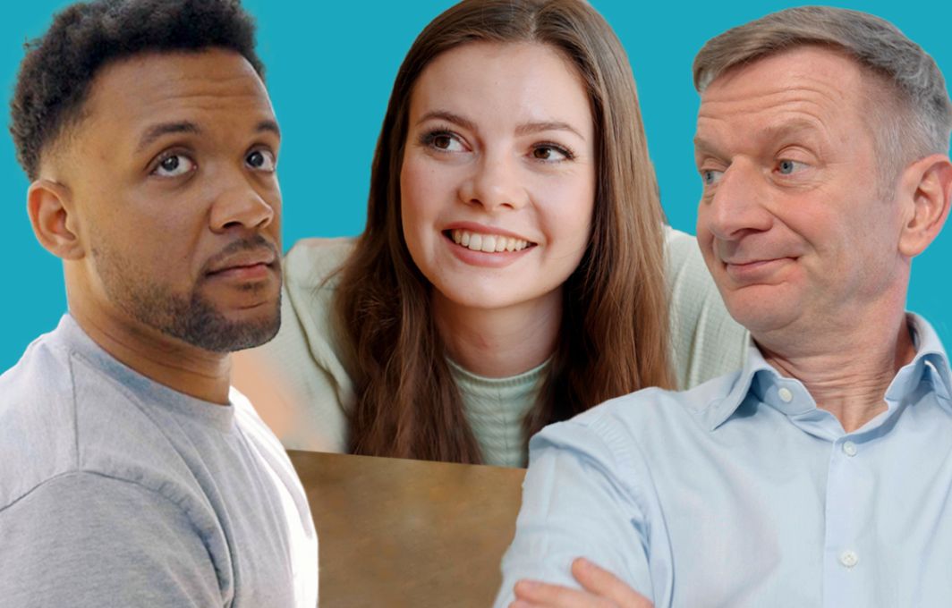 Portrait von Leeroy, Maria Groppler und Michael Kessler.