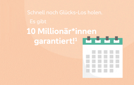 Ein Kalender, bei dem das nächste Blatt abreißt. Darunter steht "Nur noch heute".