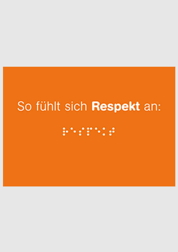 So fühlt sich Respekt an (DIN A6) orange