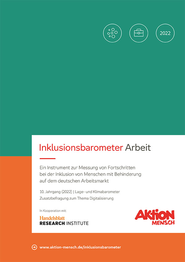 Inklusionsbarometer Arbeit 2022