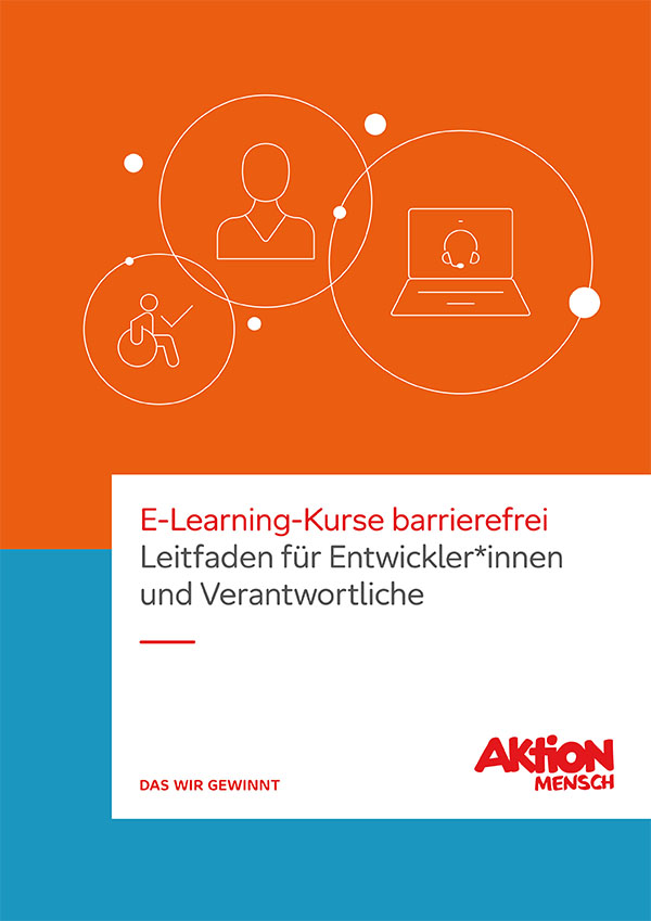 E-Learning-Kurse barrierefrei Leitfaden für Entwickler*innen und Verantwortliche