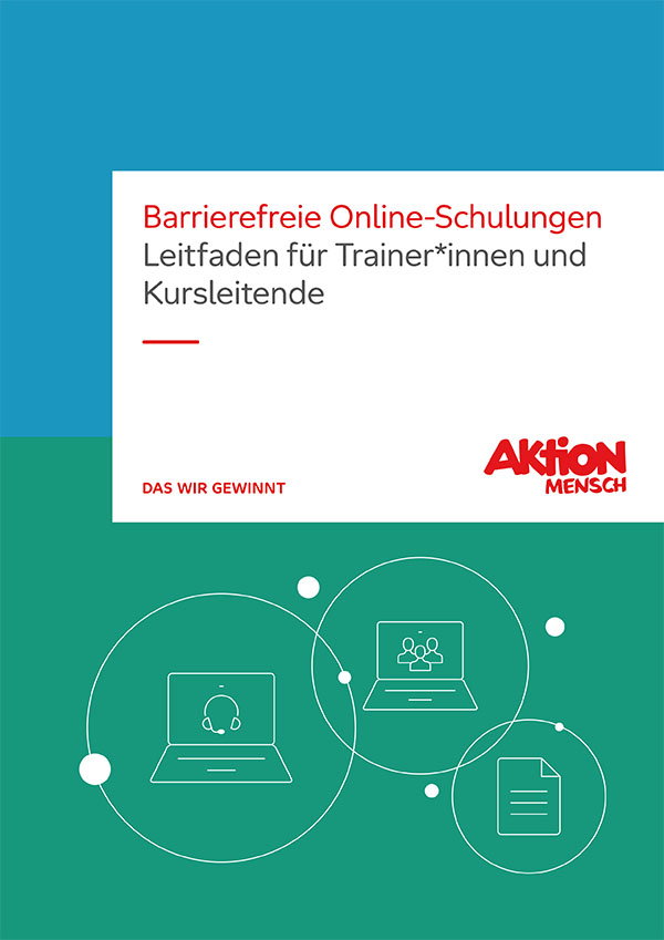 Barrierefreie Online-Schulungen Leitfaden für Trainer*innen und Kursleitende