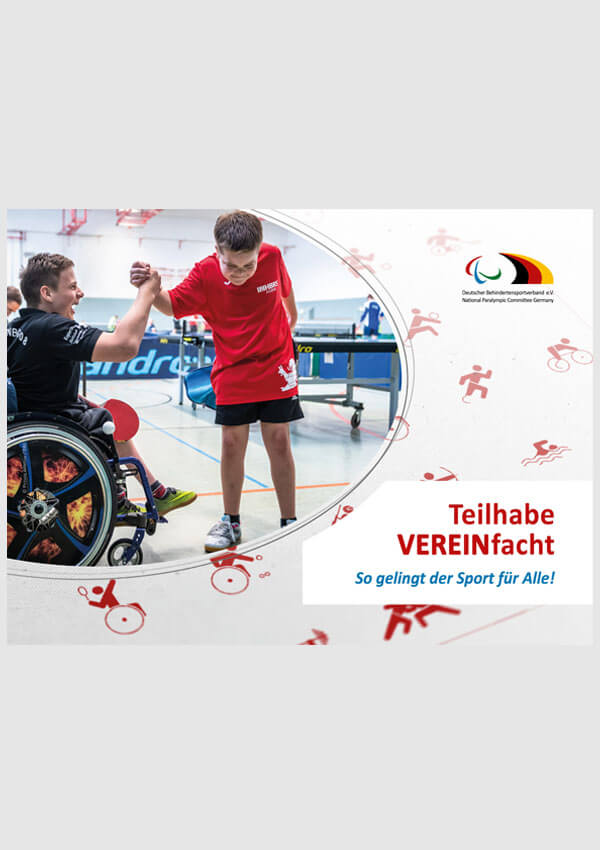 Das Handbuch "Teilhabe VEREINfacht – So gelingt der Sport für Alle" (zum Download)