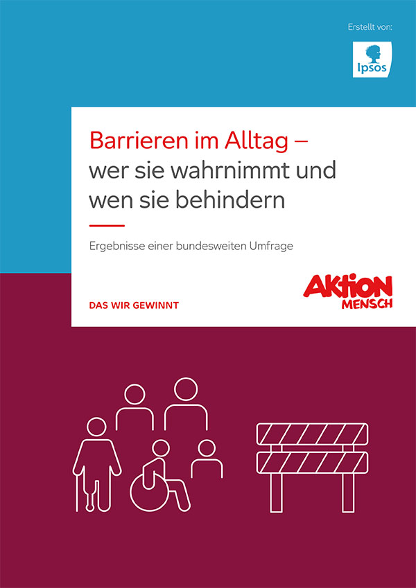 Barrieren im Alltag – wer sie wahrnimmt und wen sie behindern (zum Download)