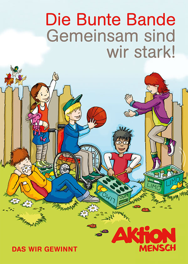 Kinderbücher "Die Bunte Bande 1 - 5" als Hörbuch und das Lied der Bunten Bande (zum Download)