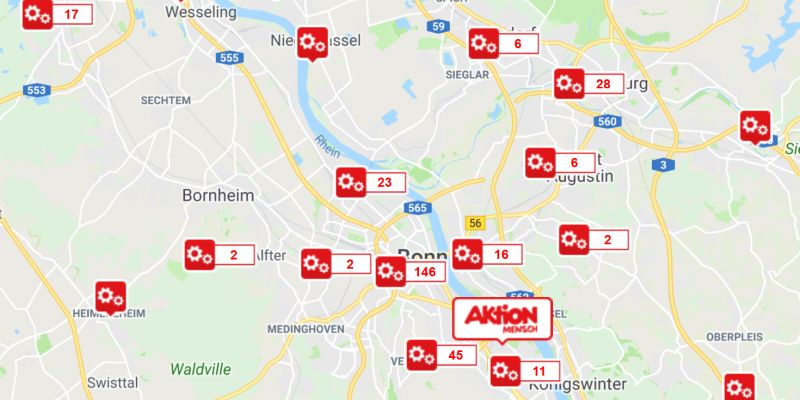 Ausschnitt der Aktion Mensch-Karte