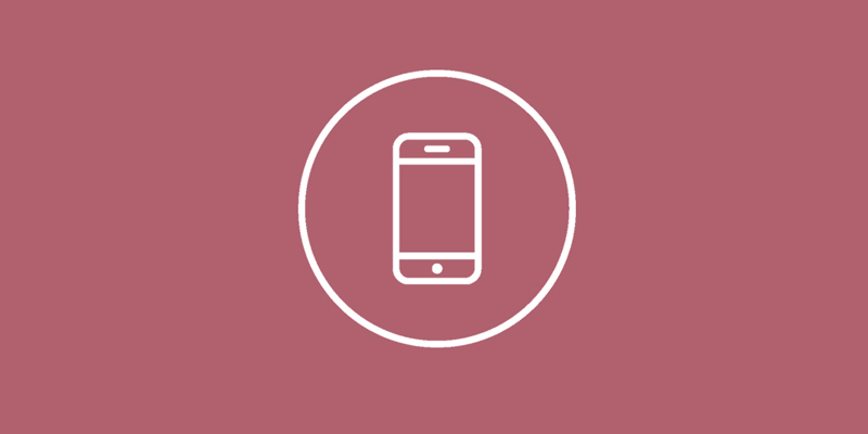 Das Icon eines Smartphones