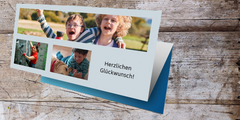 Ein Jahreslos mit einer Bildercollage