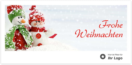 Fröhliche Schneemänner