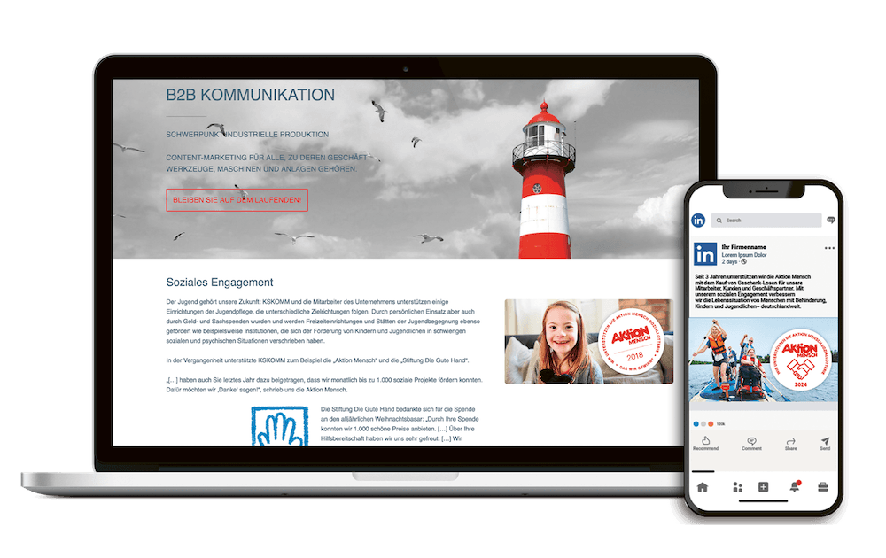 Beispiel LinkedIn
