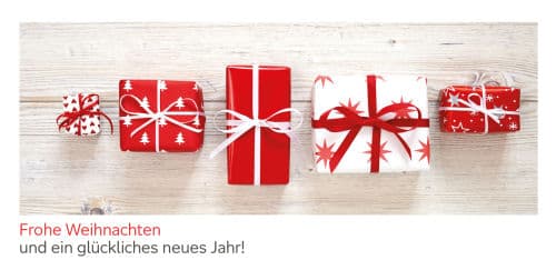 Eingepackte Geschenke