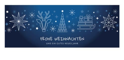 FROHE WEIHNACHTEN UND EIN GUTES NEUES JAHR