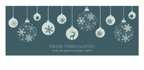 FROHE WEIHNACHTEN - ein gutes neues Jahr!