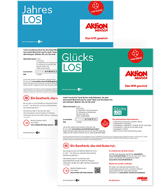 Ein PDF-Los der Aktion Mensch.